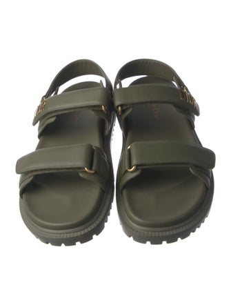 Christian Dior Leather Slingback Sandals