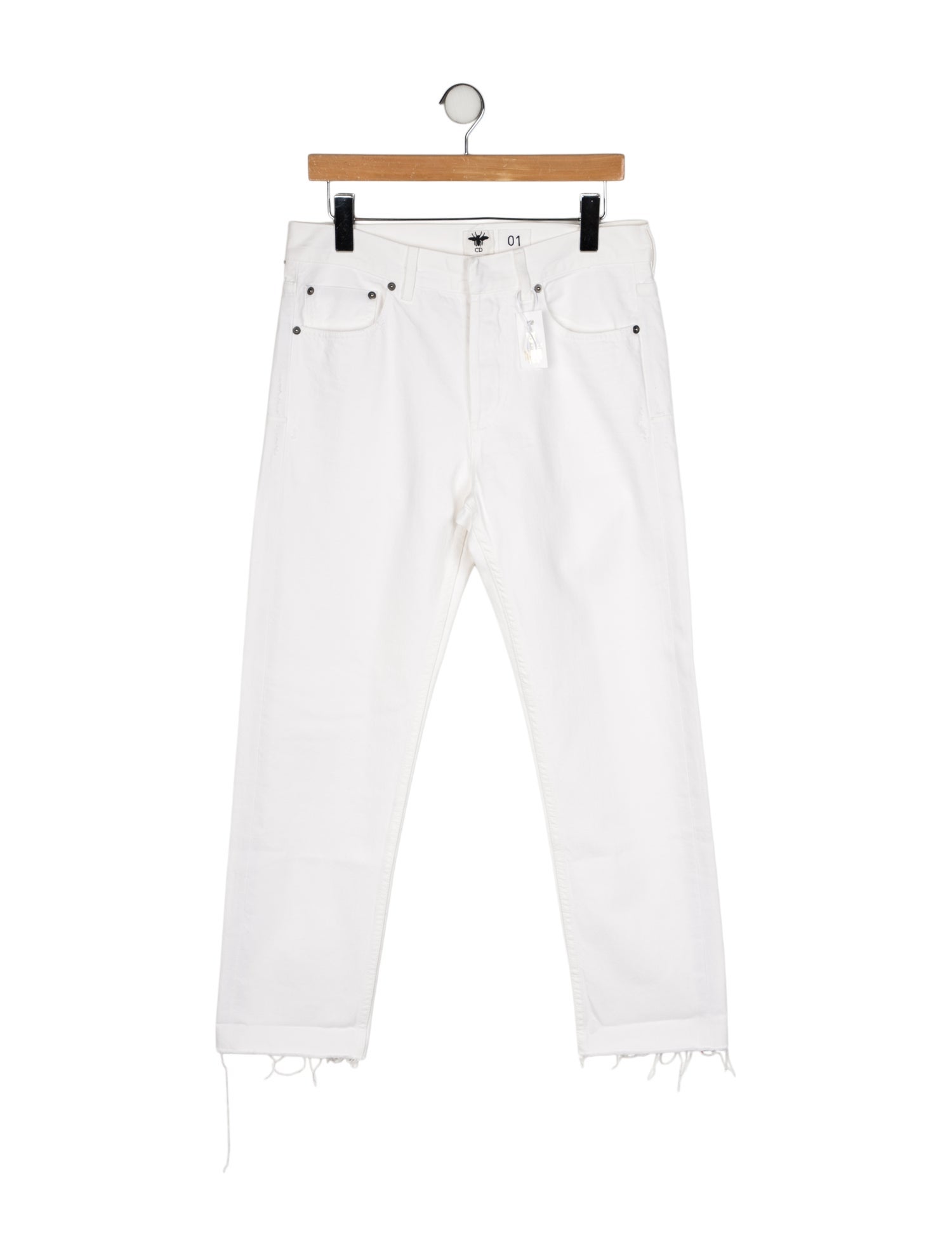 Christian Dior Mid-Rise Straight Leg Jeans