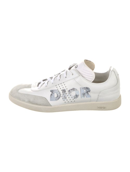 DIOR MEN Bee Accent Leather Sneakers