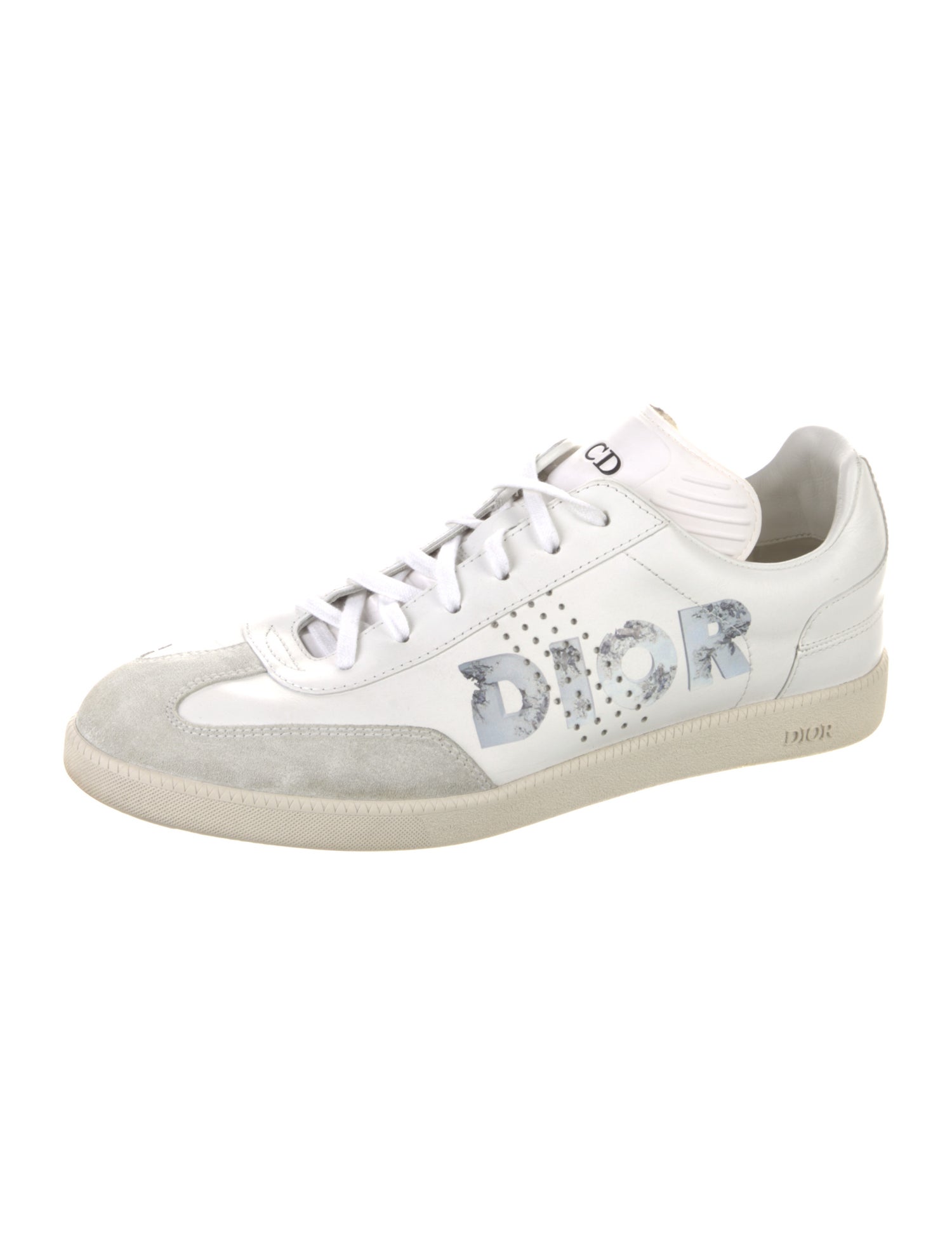 DIOR MEN Bee Accent Leather Sneakers