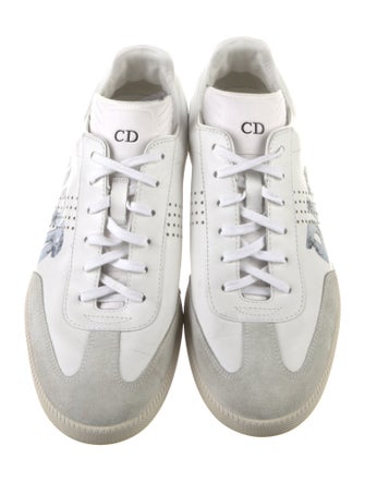 DIOR MEN Bee Accent Leather Sneakers