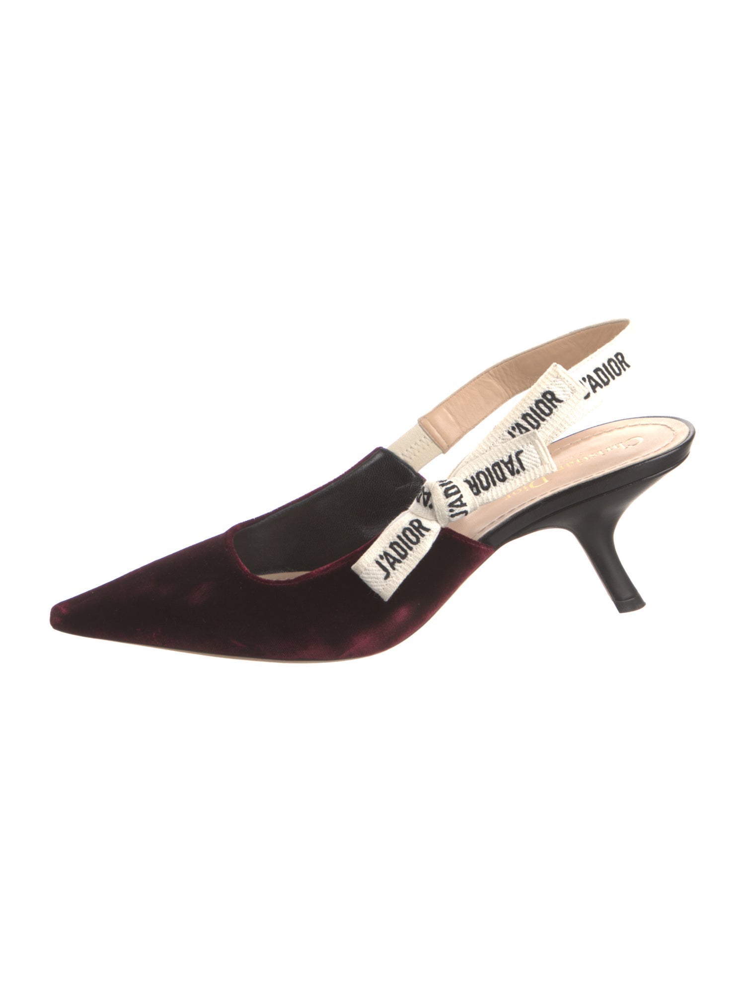 Christian Dior Leather Slingback Pumps