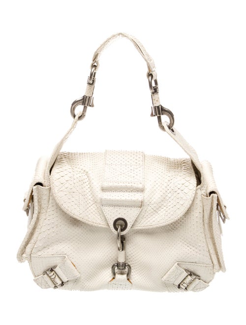 Christian Dior Snakeskin Top Handle Bag