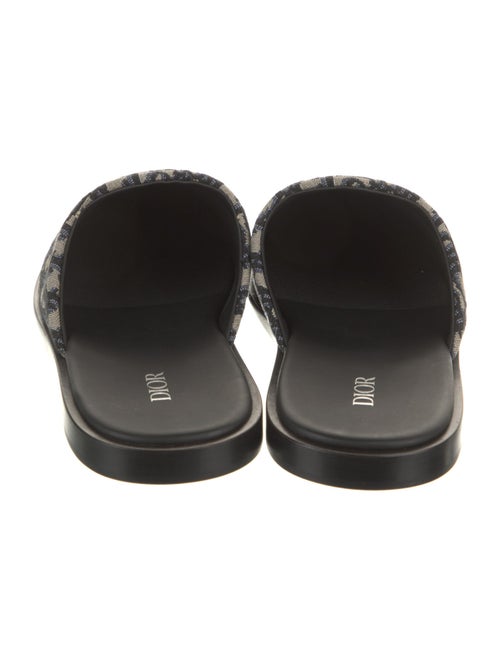 Christian Dior Canvas Printed Slides