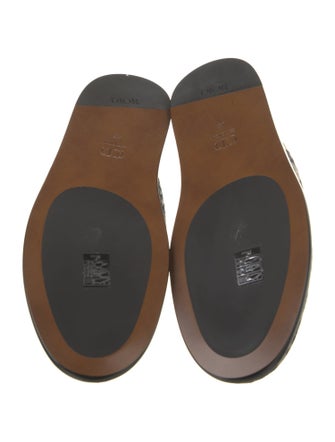 Christian Dior Canvas Printed Slides