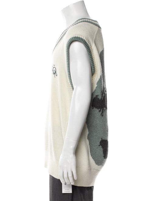 DIOR MEN Cashmere Striped Sweater Vest