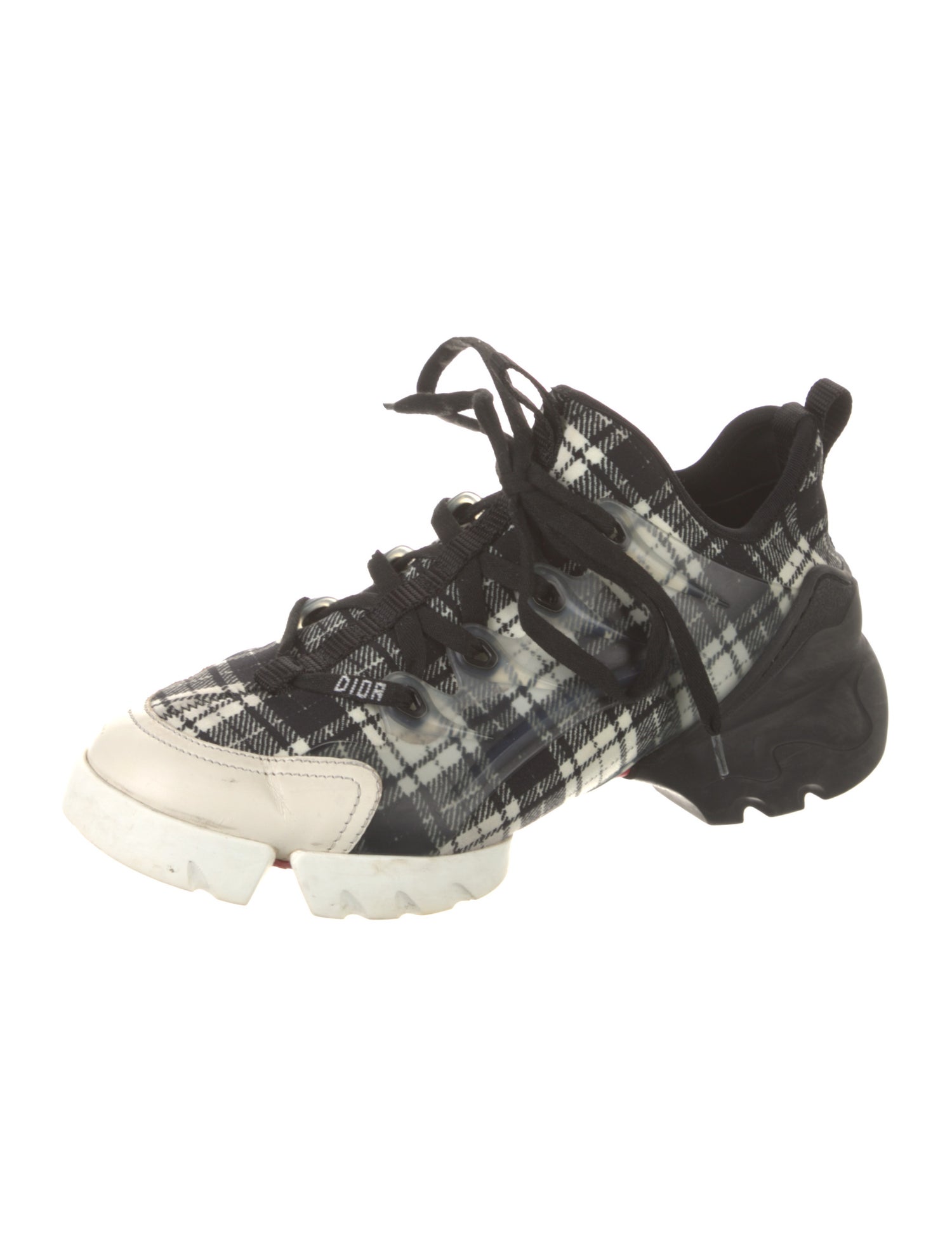 Christian Dior Neoprene Printed Chunky Sneakers