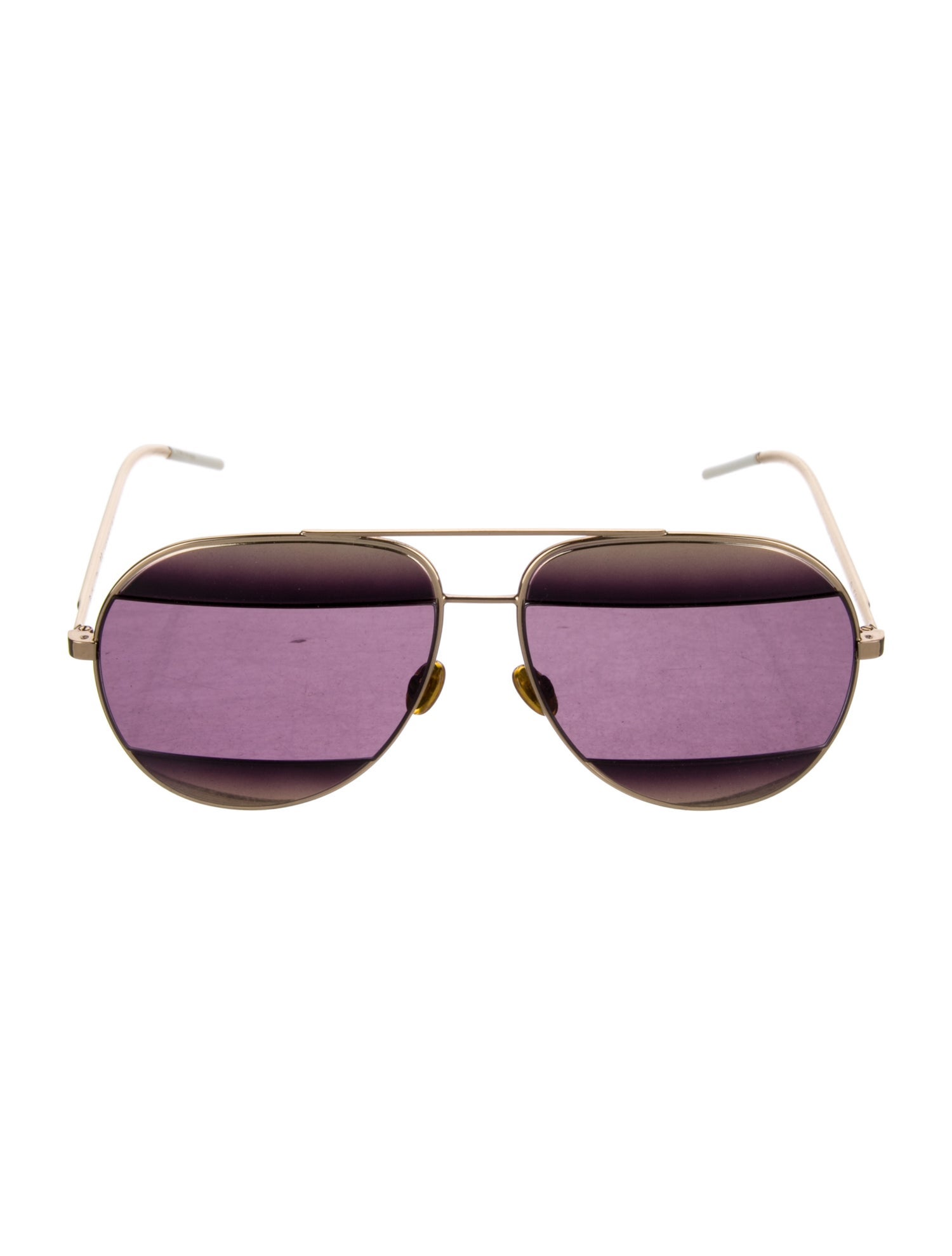 Christian Dior Split1 Aviator Sunglasses