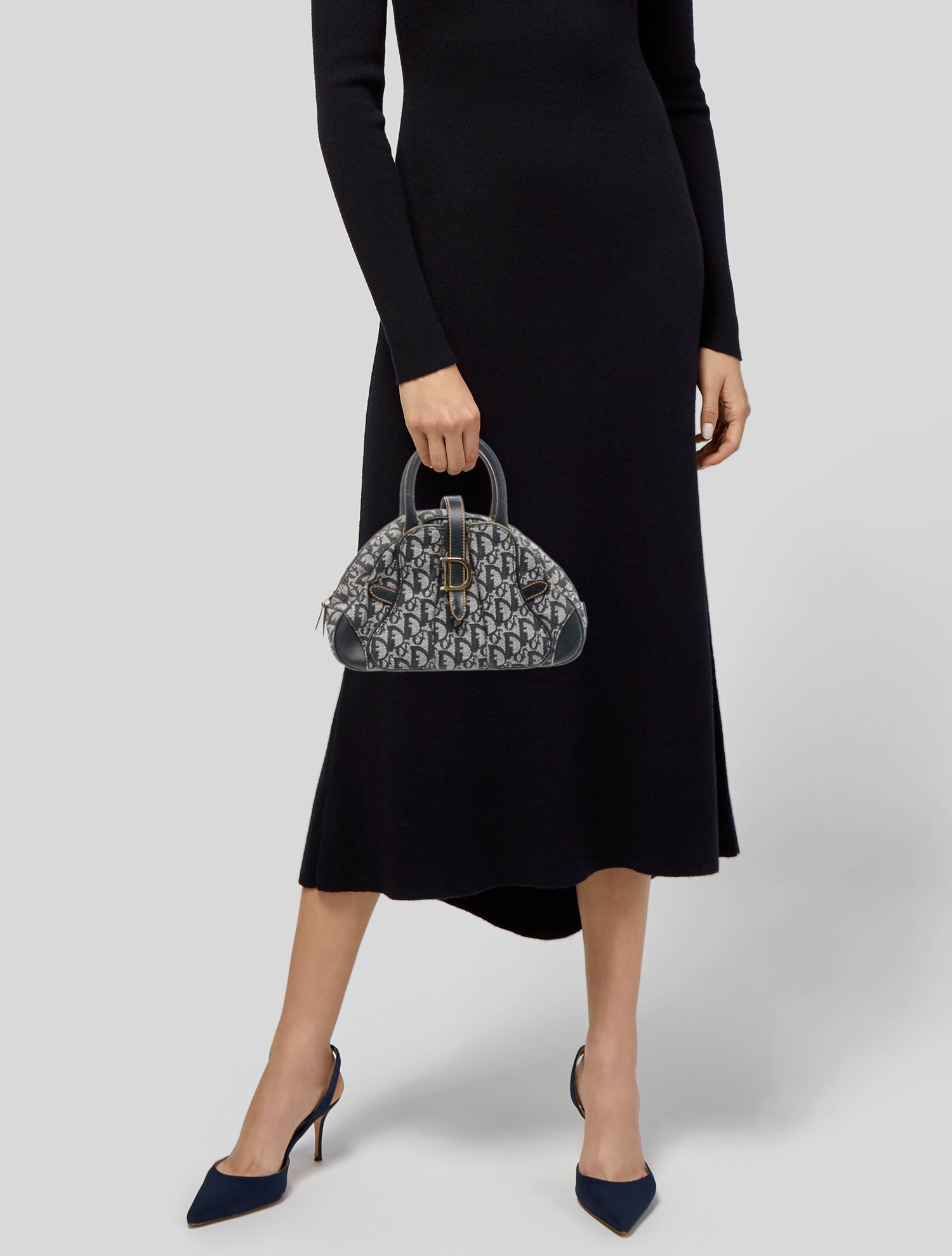 Christian Dior Diorissimo Vintage Double Saddle Mini