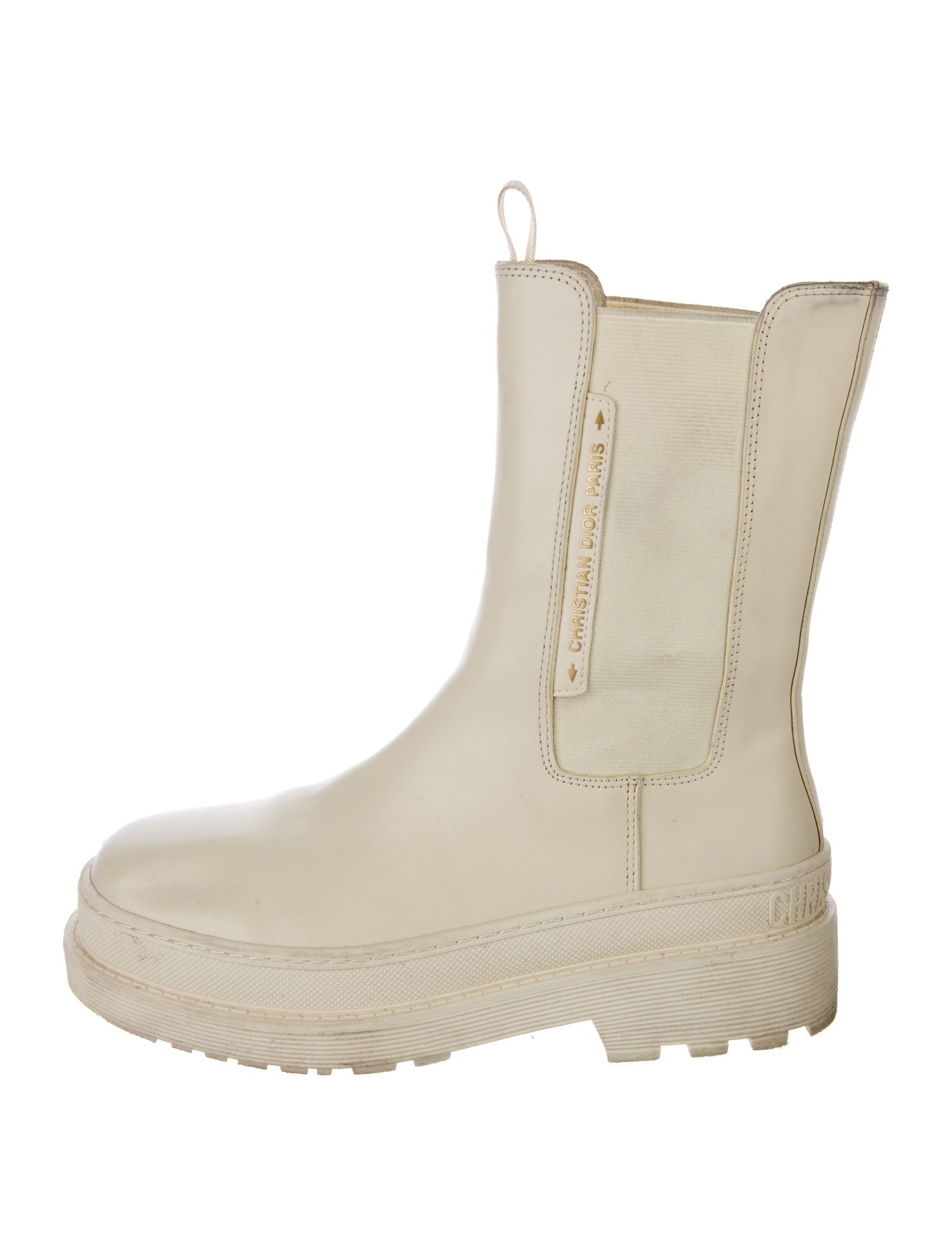 Christian Dior Leather Chelsea Boots