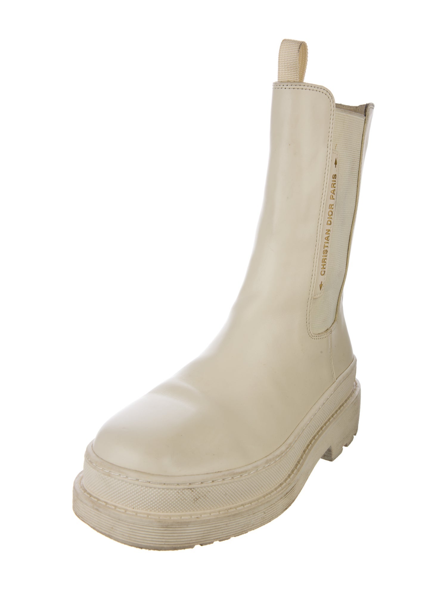 Christian Dior Leather Chelsea Boots