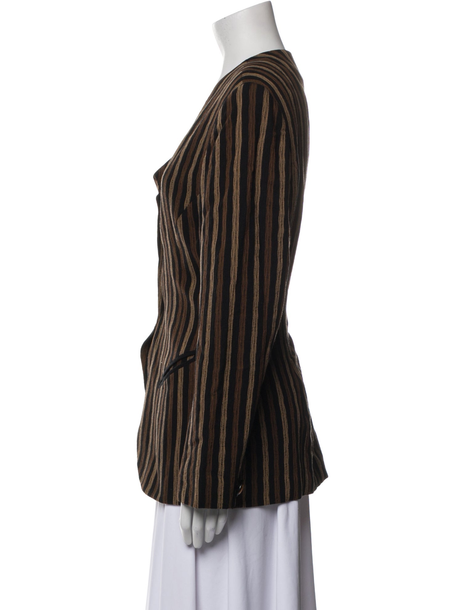 Christian Dior Striped Evening Jacket