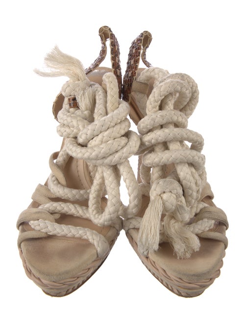 Christian Dior Tassel Accents Espadrilles