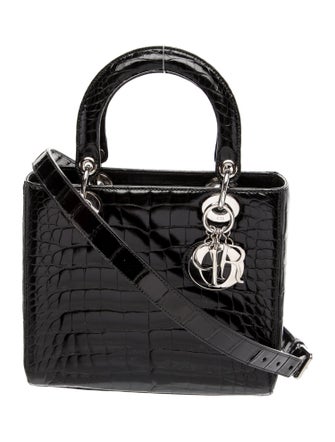 Christian Dior Alligator Lady Dior Medium