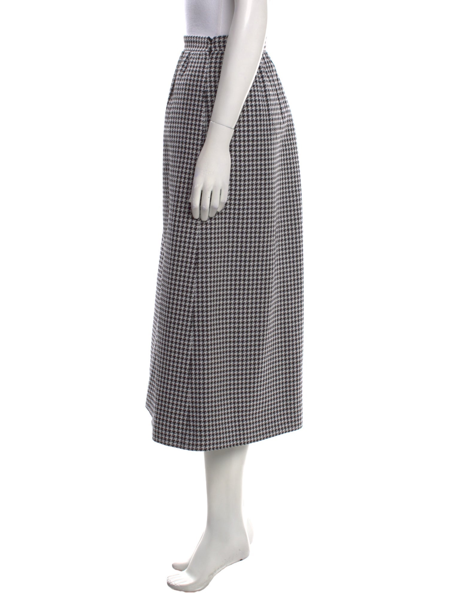 Christian Dior Wool Midi Length Skirt