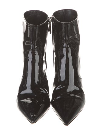 Christian Dior Patent Leather Sock Boots