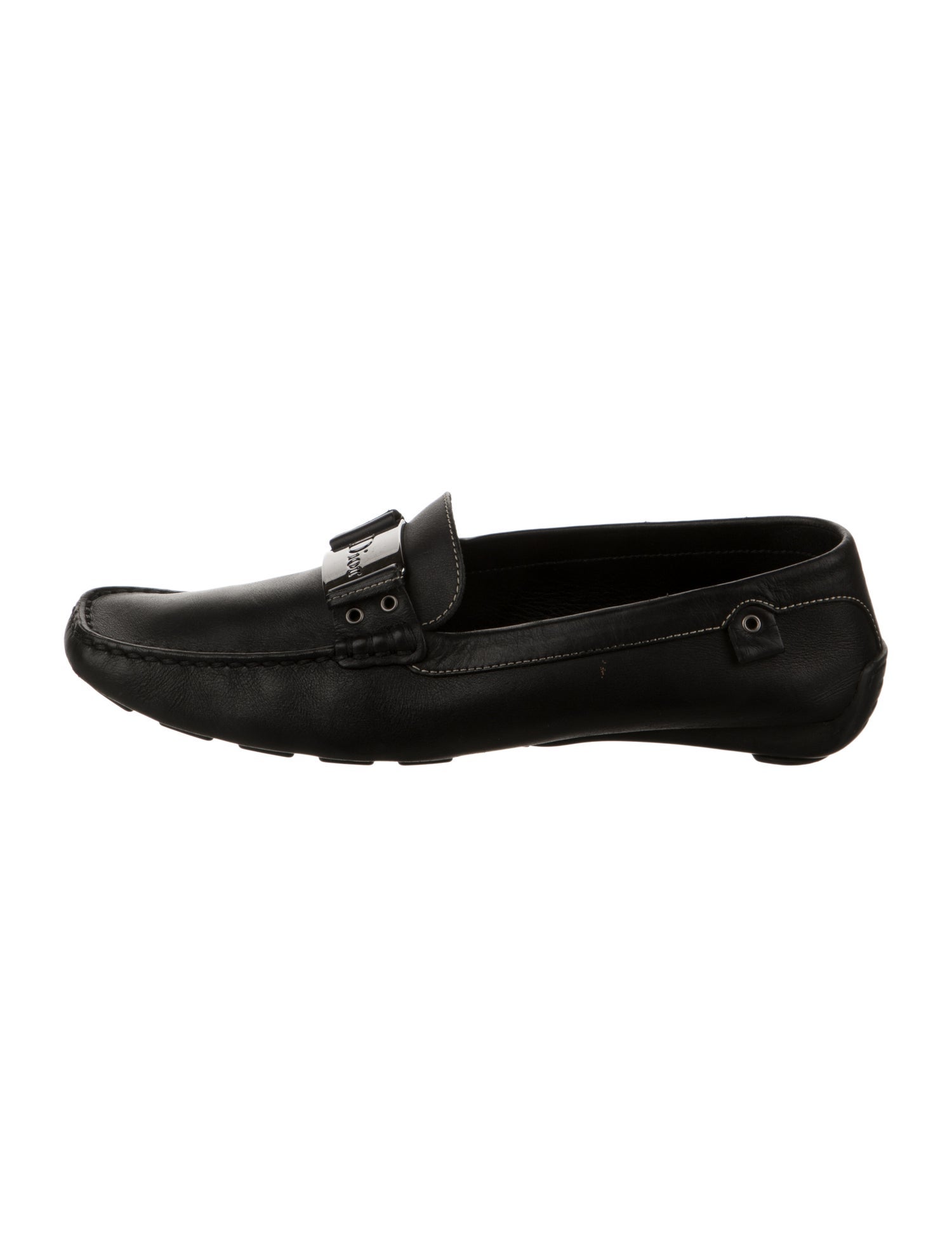 Christian Dior Leather Loafers