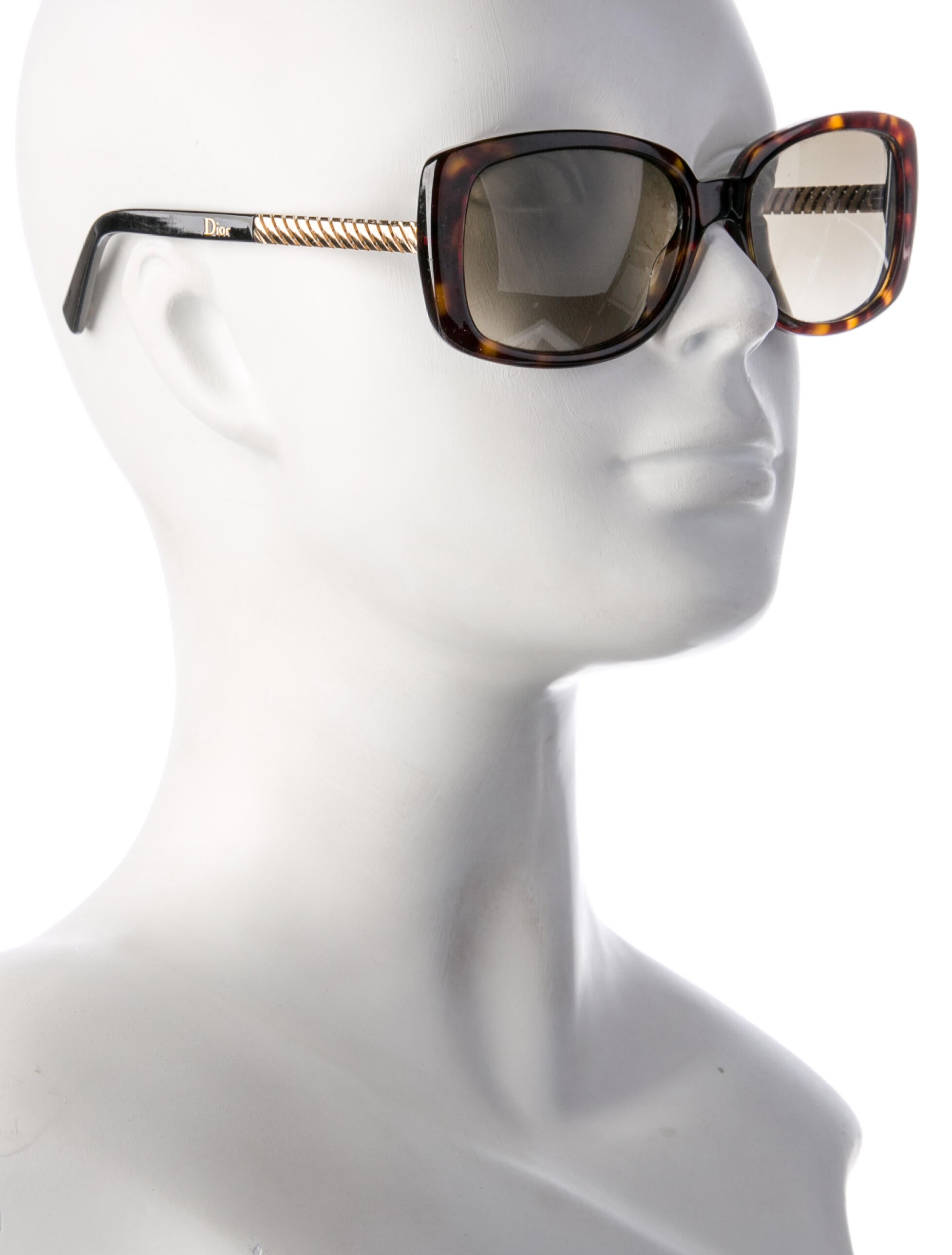 Christian Dior Square Gradient Sunglasses