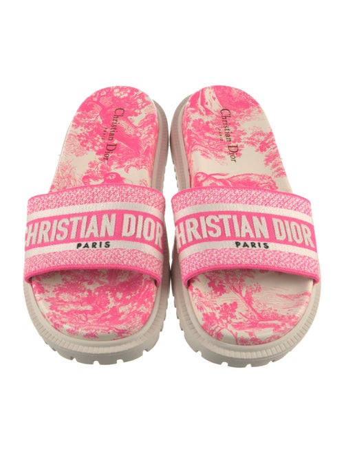 Christian Dior Canvas Printed Flats