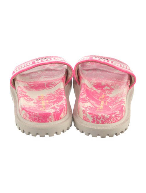 Christian Dior Canvas Printed Flats