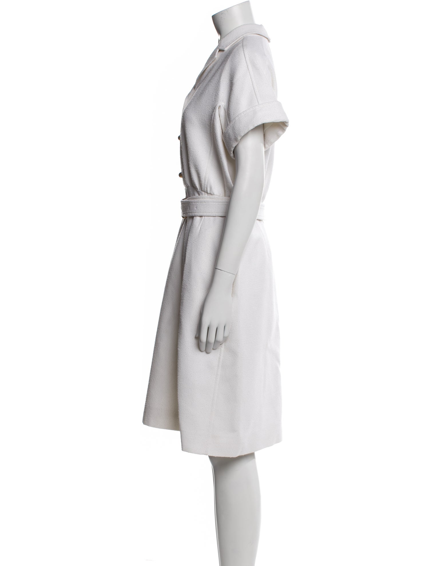 Christian Dior Virgin Wool Knee-Length Dress