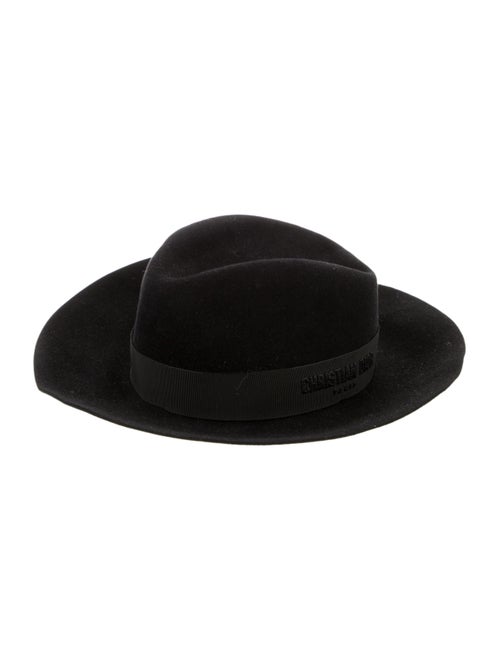 Christian Dior Tufted Rabbit Fedora