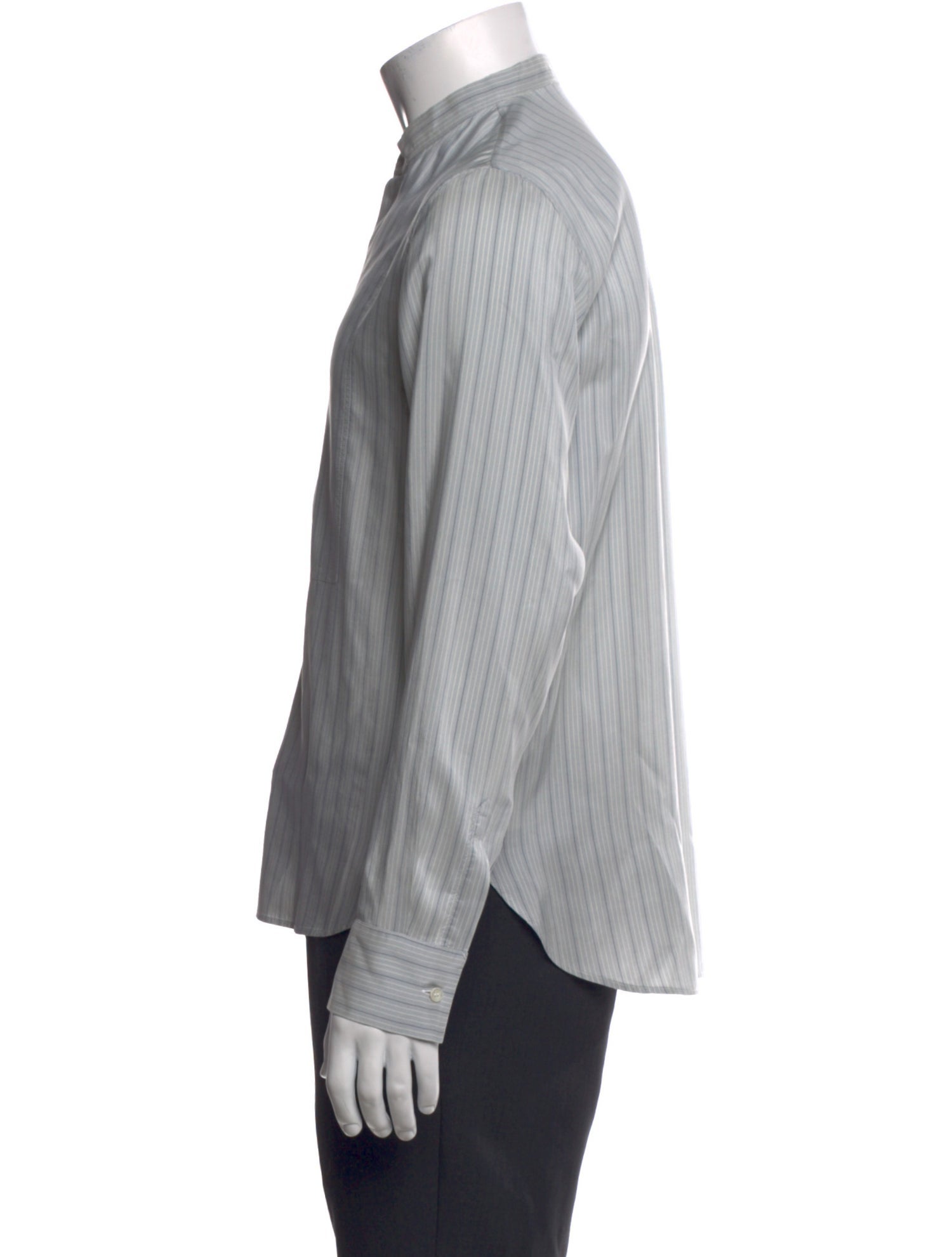 Christian Dior Signature Logo Silk Tuxedo Shirt