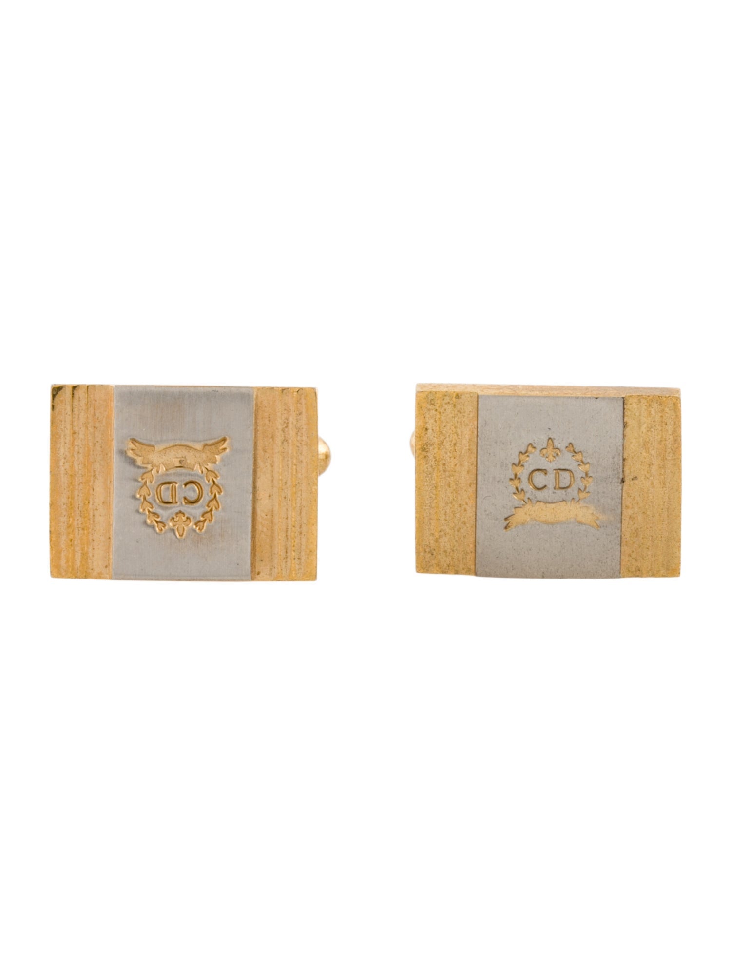 Christian Dior CD Square Cufflinks