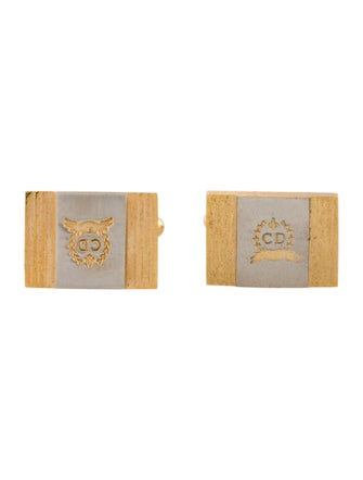 Christian Dior CD Square Cufflinks