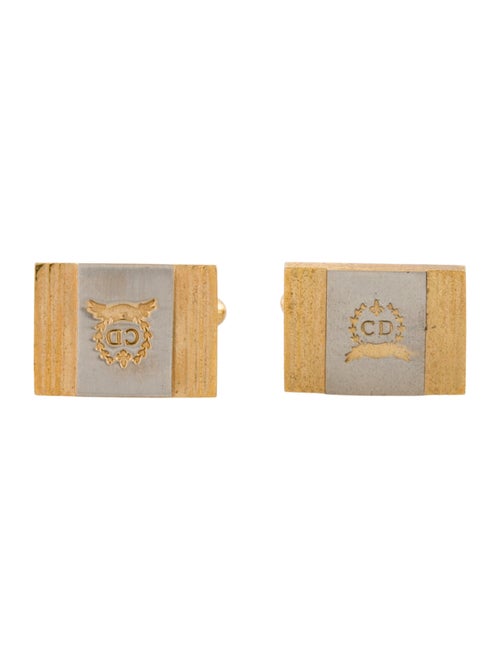 Christian Dior CD Square Cufflinks