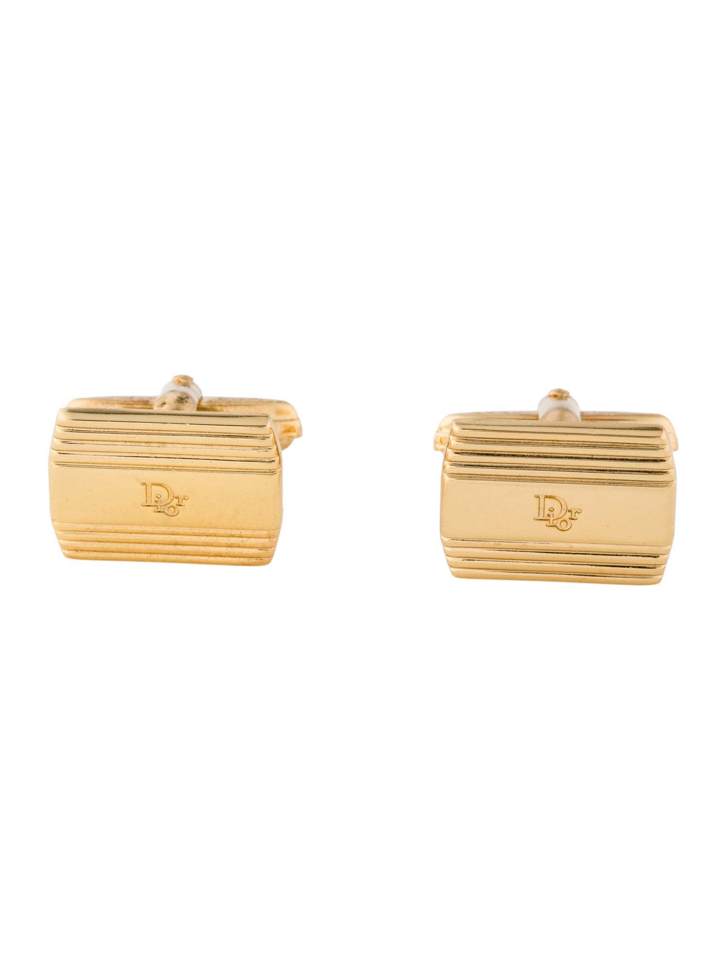 Christian Dior Vintage Logo Cufflinks