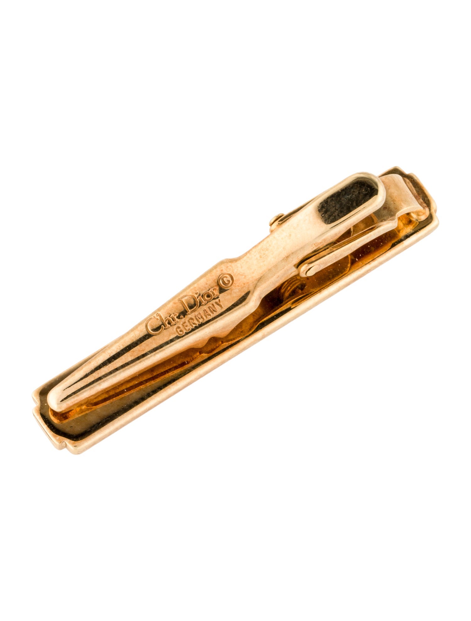 Christian Dior Vintage CD Tie Clip