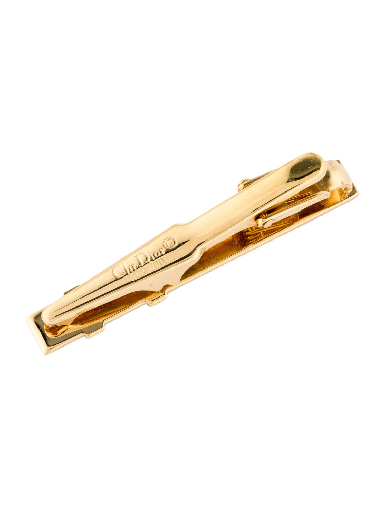 Christian Dior Vintage Logo Tie Clip