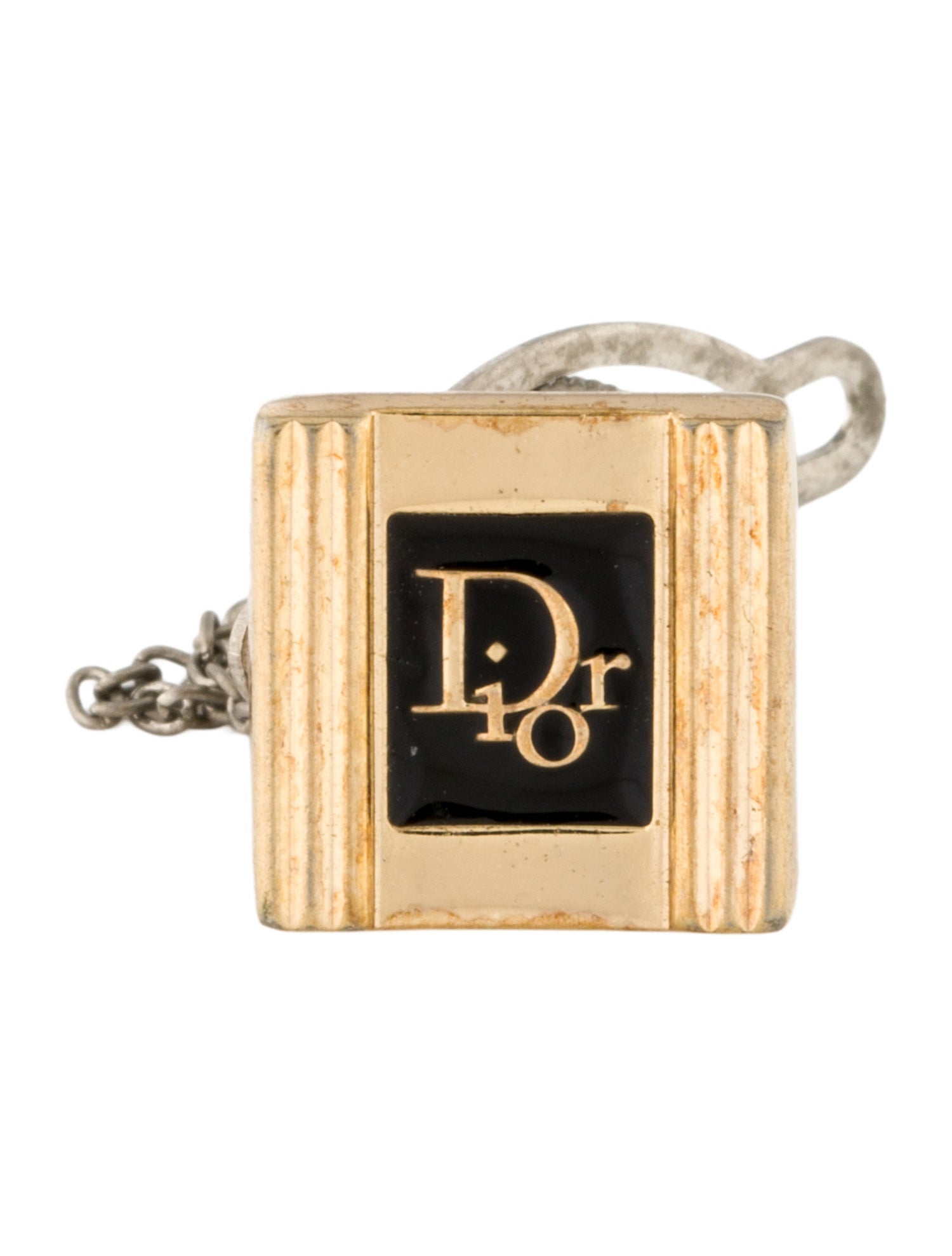 Christian Dior Vintage Enamel Logo Tie Pin
