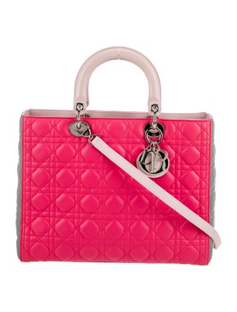 Christian Dior Cannage Lady Dior Large