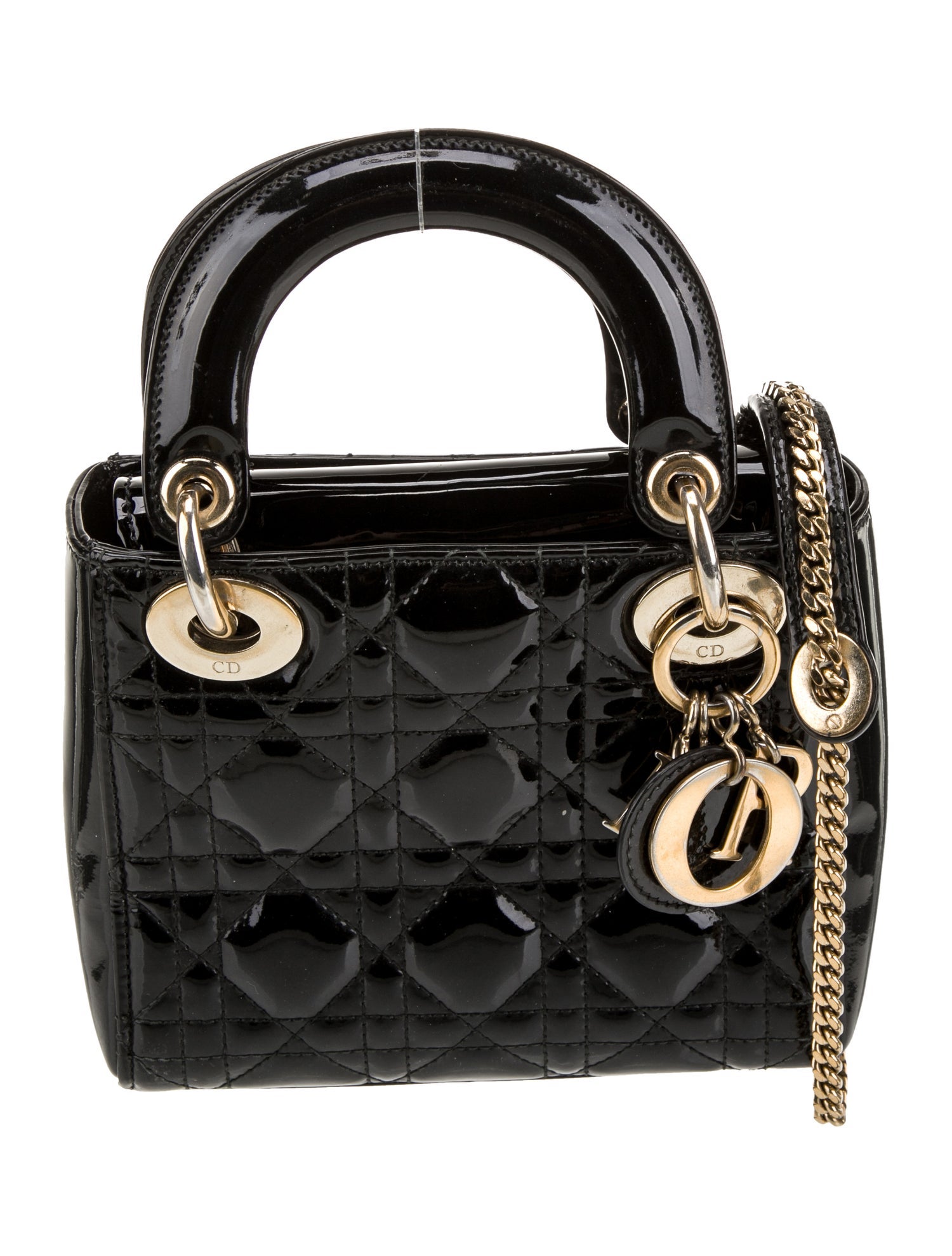 Christian Dior Patent Leather Lady Dior