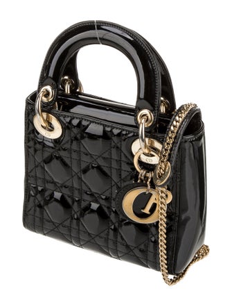 Christian Dior Patent Leather Lady Dior