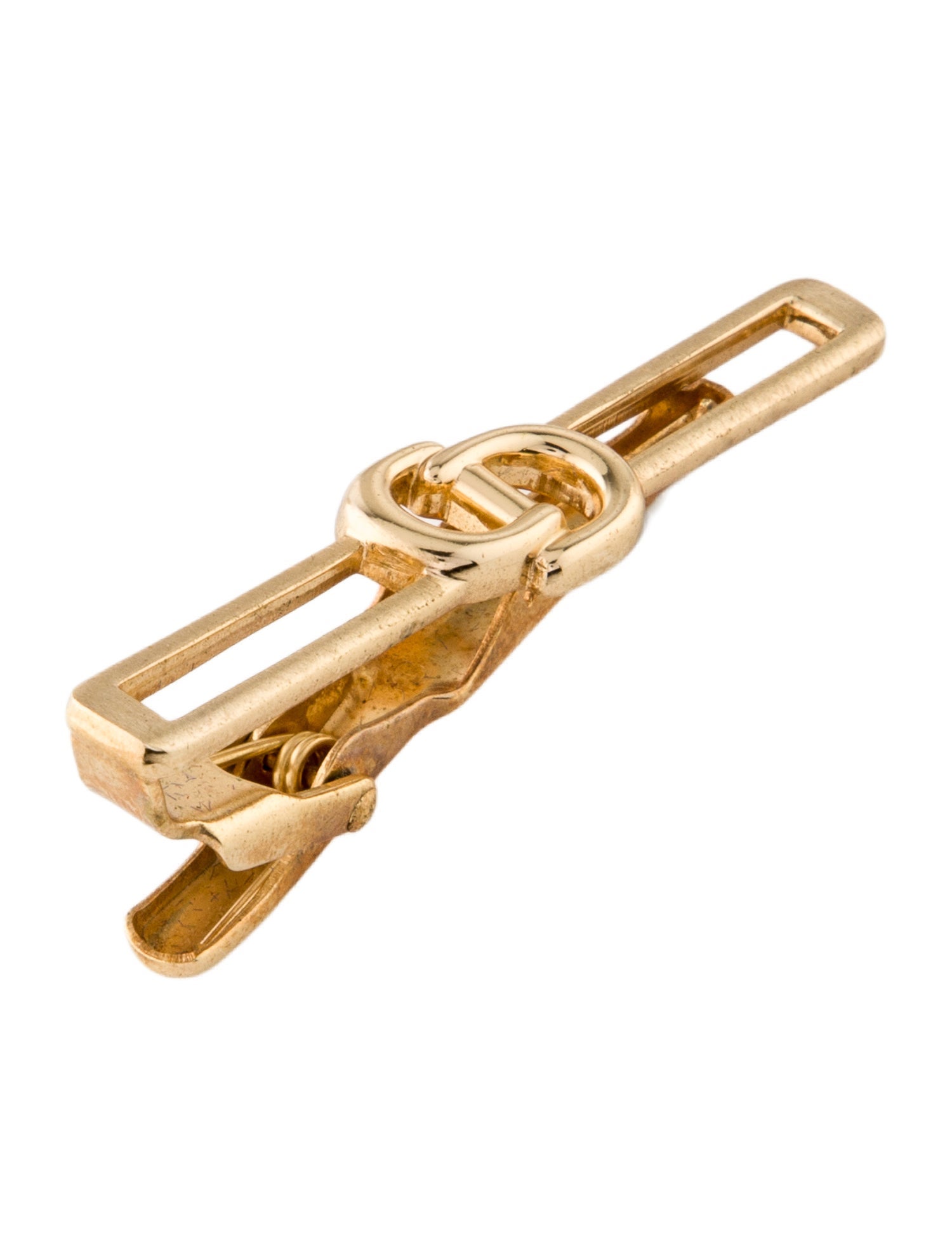 Christian Dior Vintage CD Tie Clip