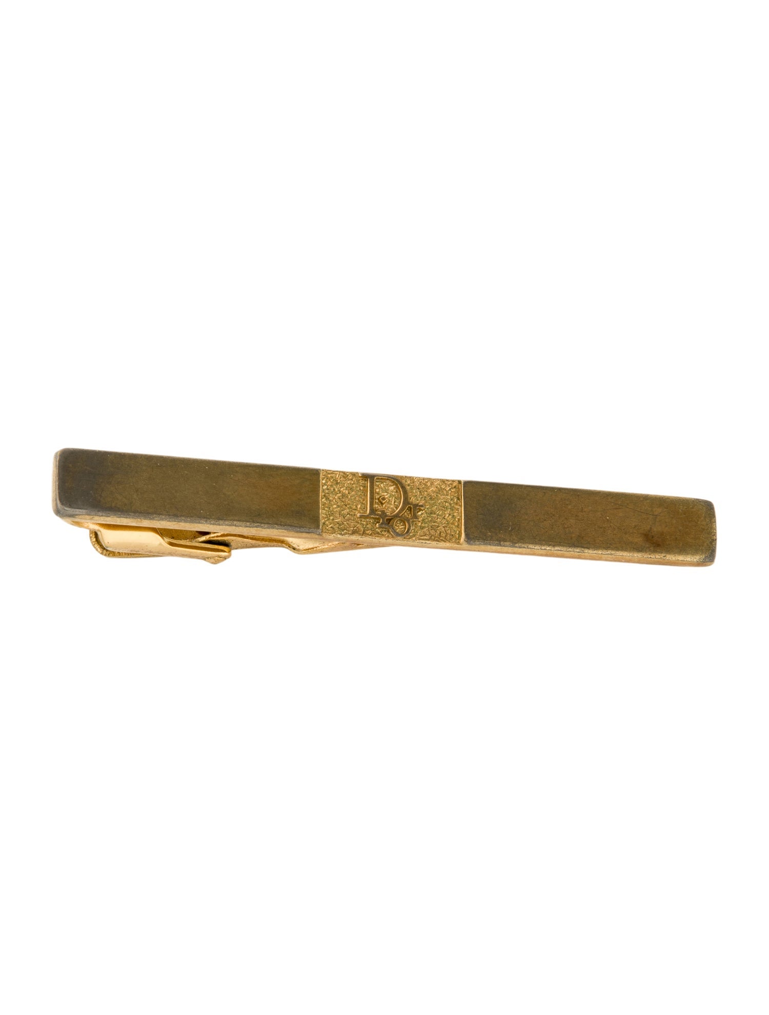Christian Dior Vintage Logo Tie Clip