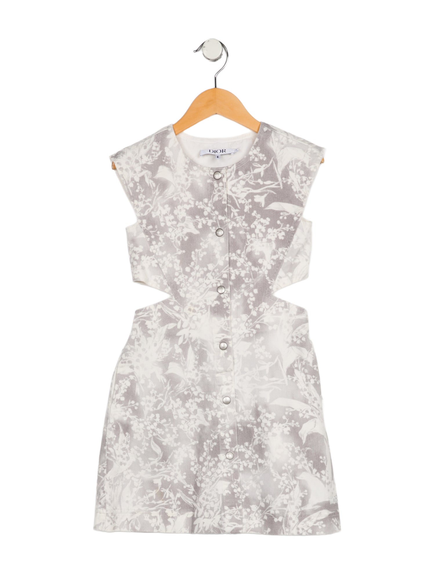 Christian Dior Christian Dior Sleeveless Cutout Dress