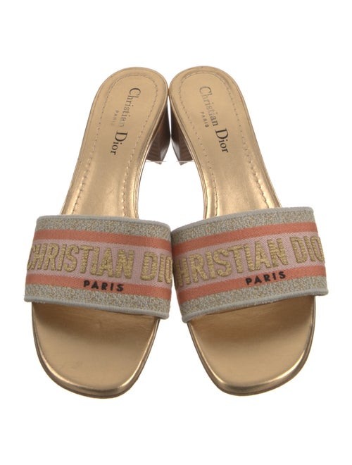 Christian Dior Animal Print Slides