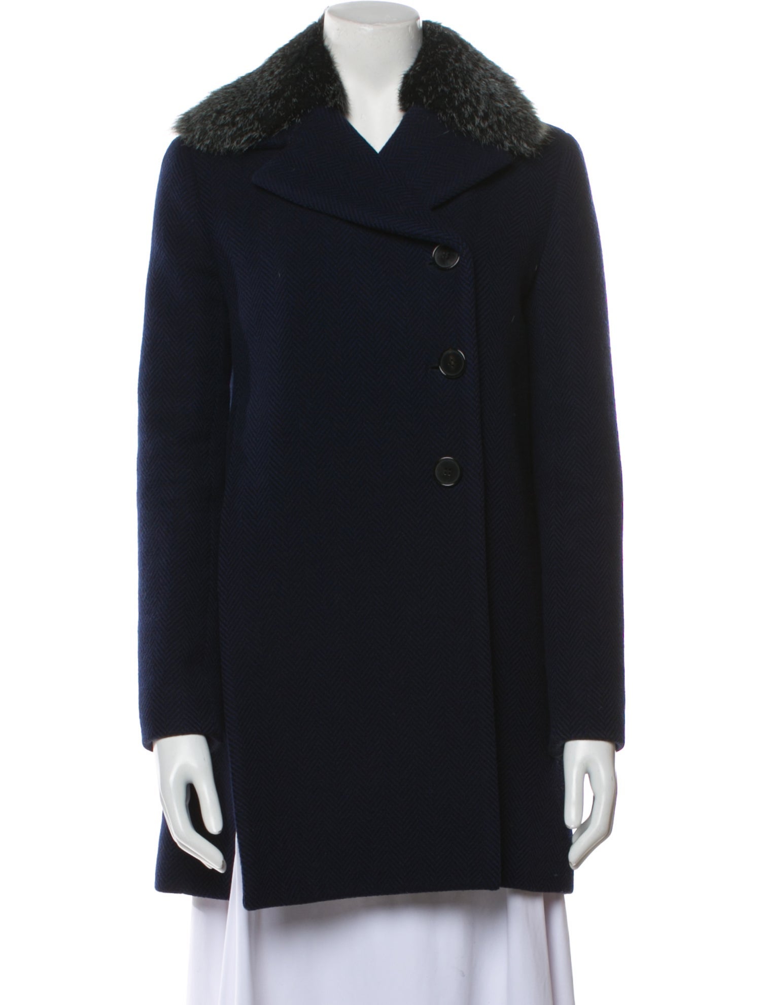 Christian Dior Virgin Wool Fur Coat