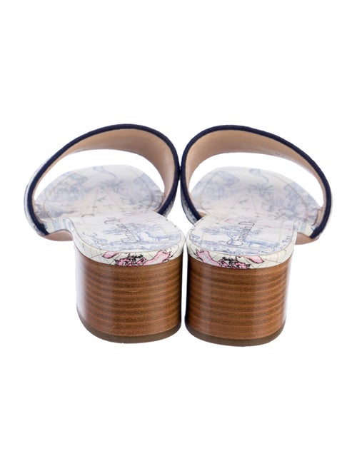 Christian Dior Dway Canvas Slides