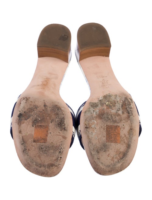 Christian Dior Dway Canvas Slides