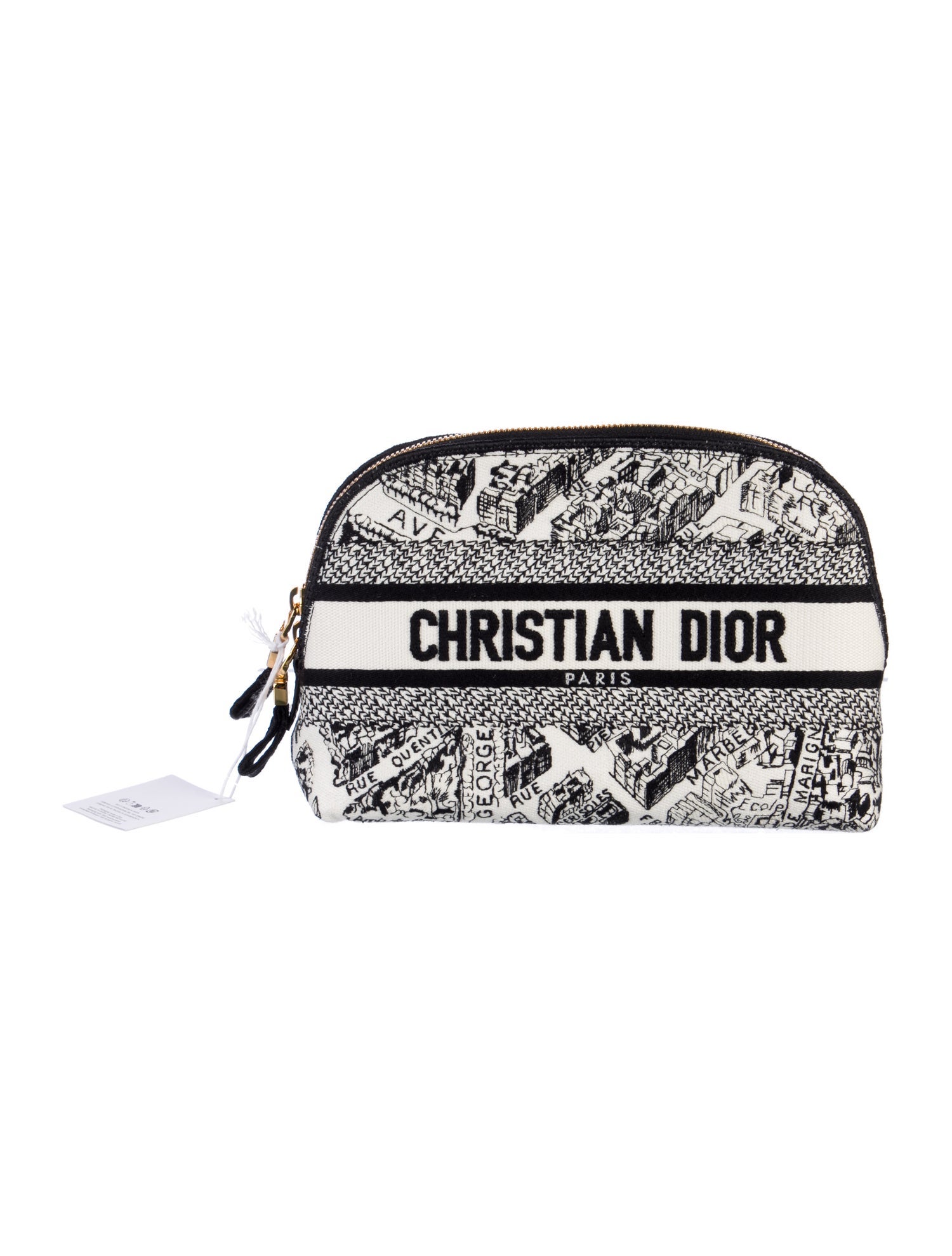Christian Dior Women's Cotton Cosmetic Bag w/Tags