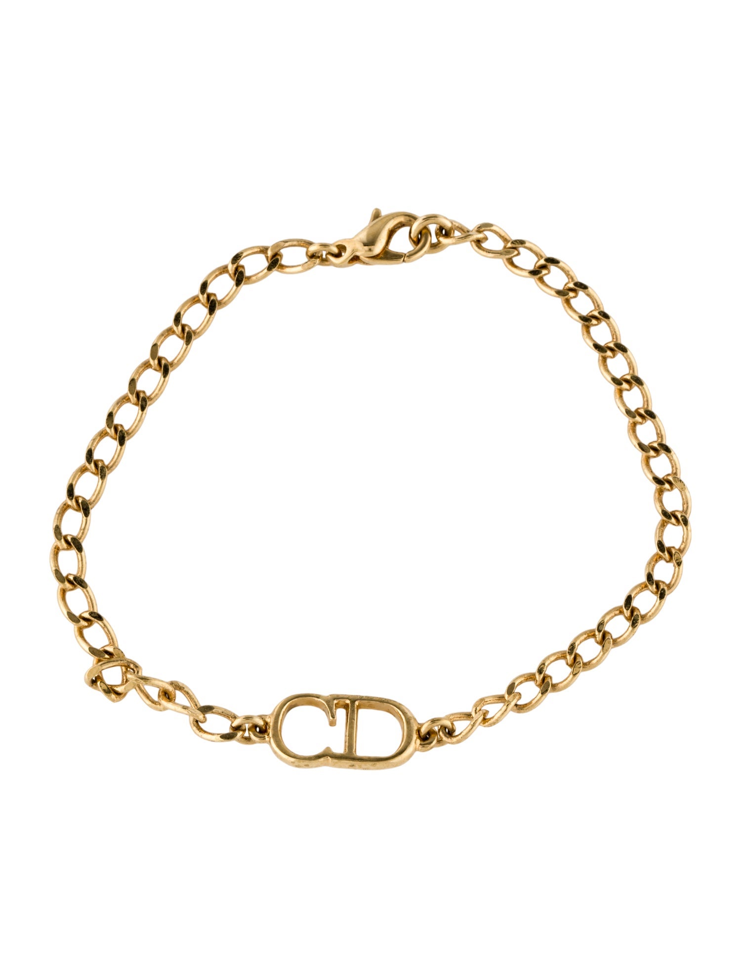 Christian Dior Vintage CD Station Bracelet