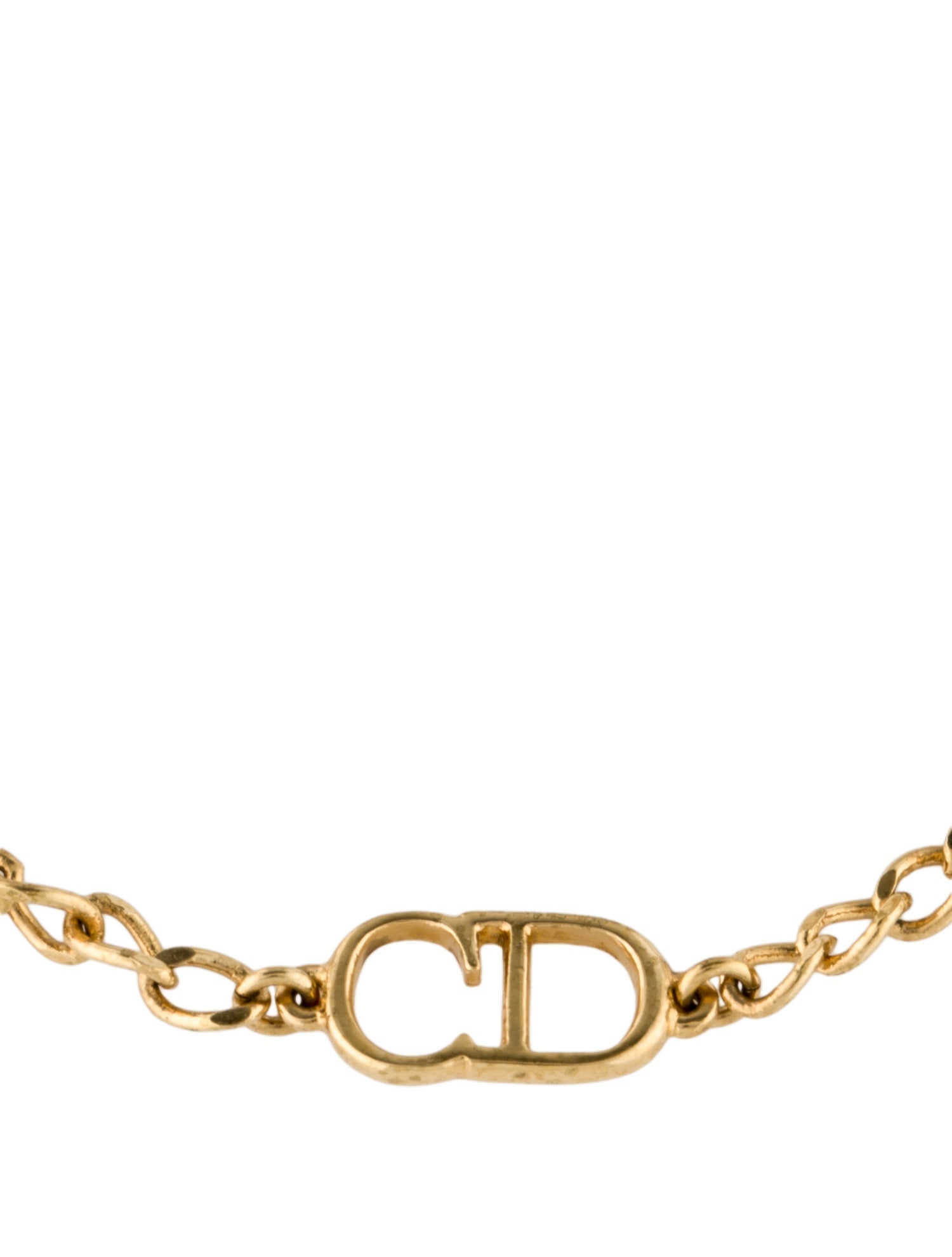 Christian Dior Vintage CD Station Bracelet