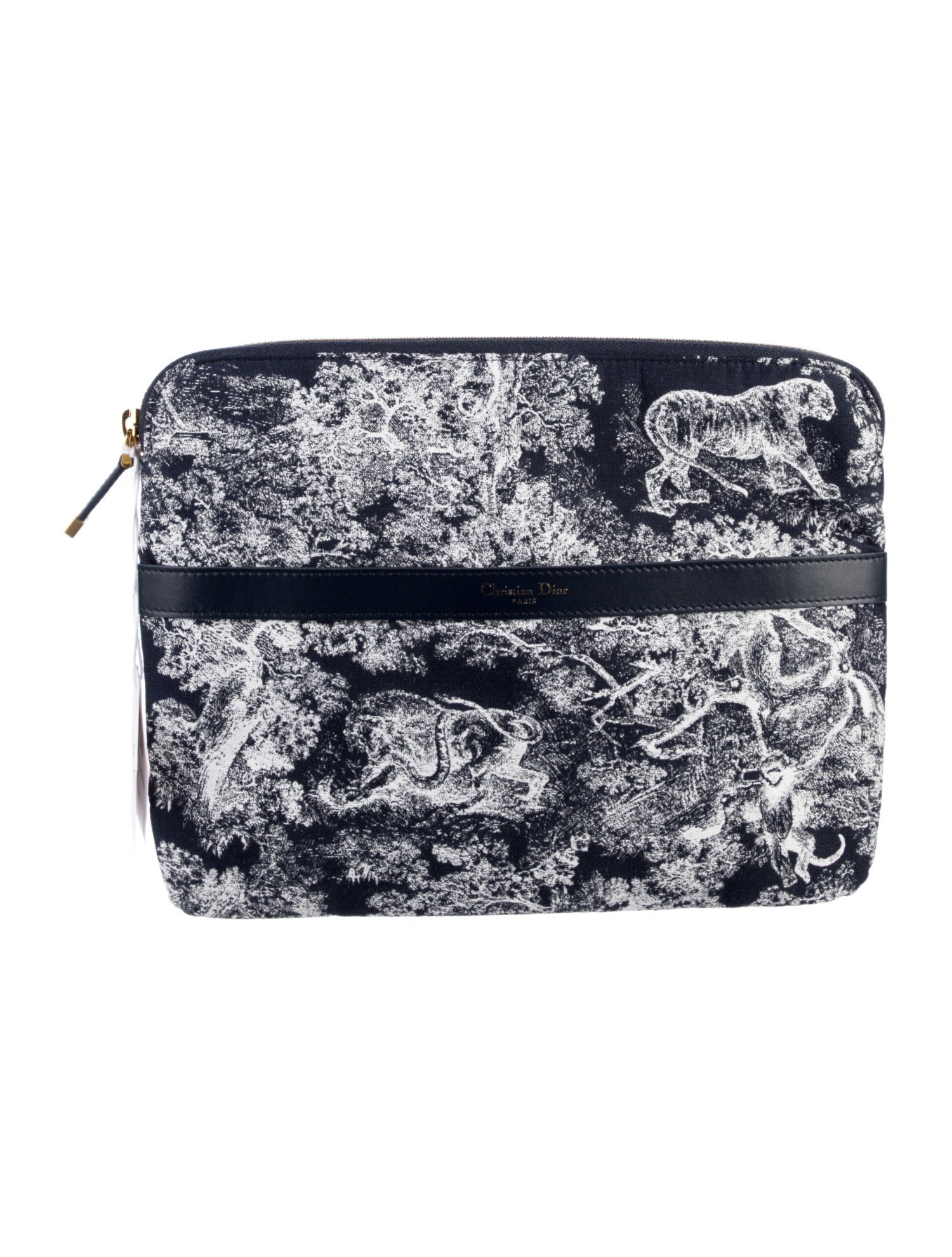 Christian Dior Women's Cotton Travel Pouch w/Tags