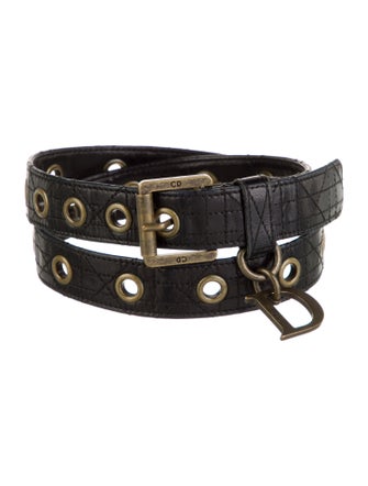 Christian Dior 2006 Cannage Pattern Belt