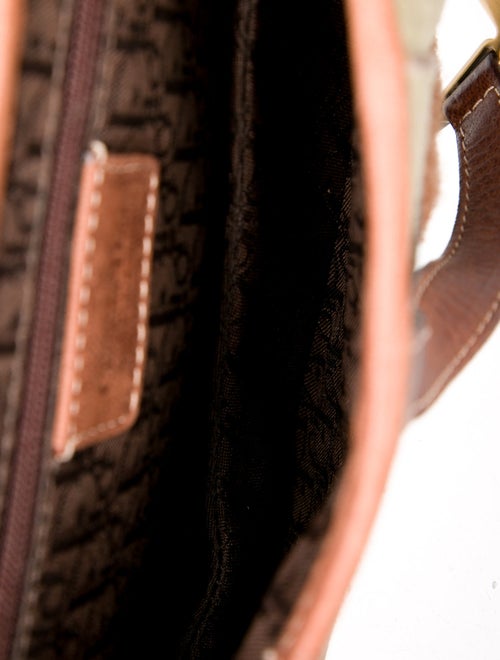 Christian Dior Canvas Saddle